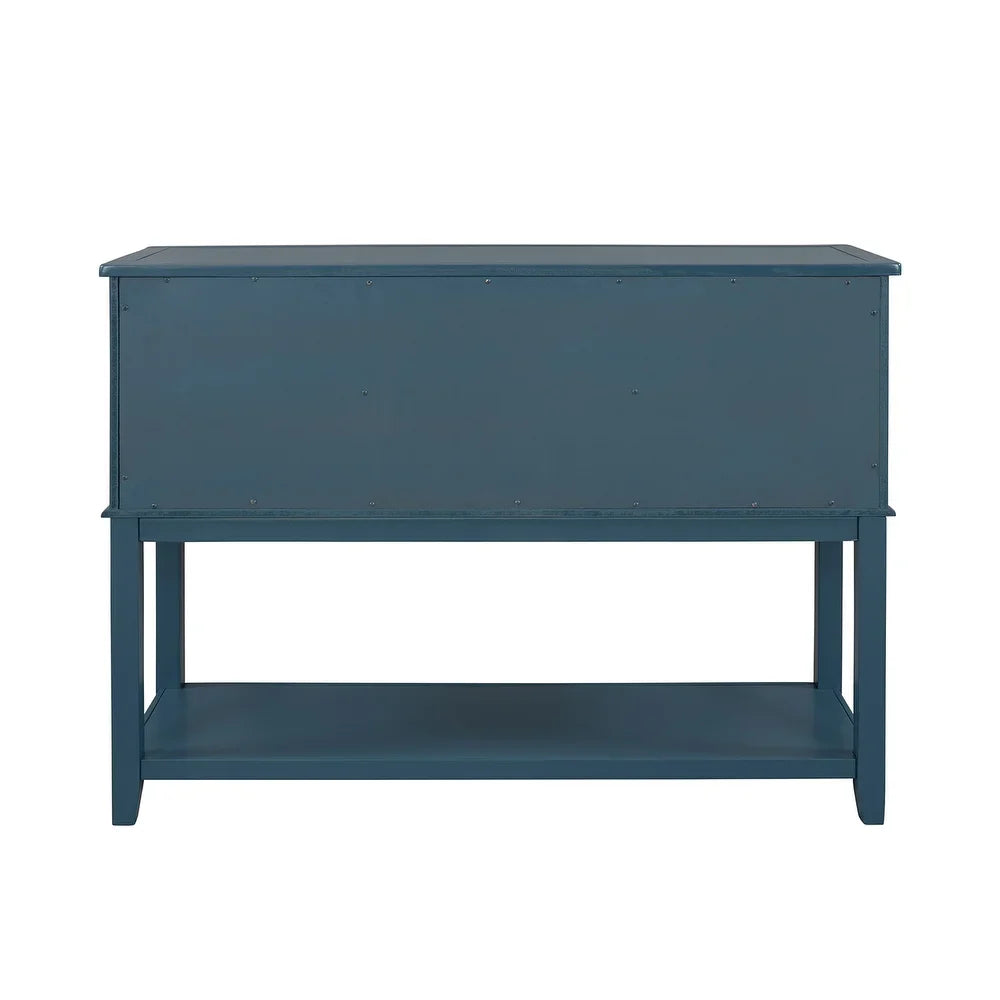 Onchestus 45"in.Console Table with Drawers and Shelves