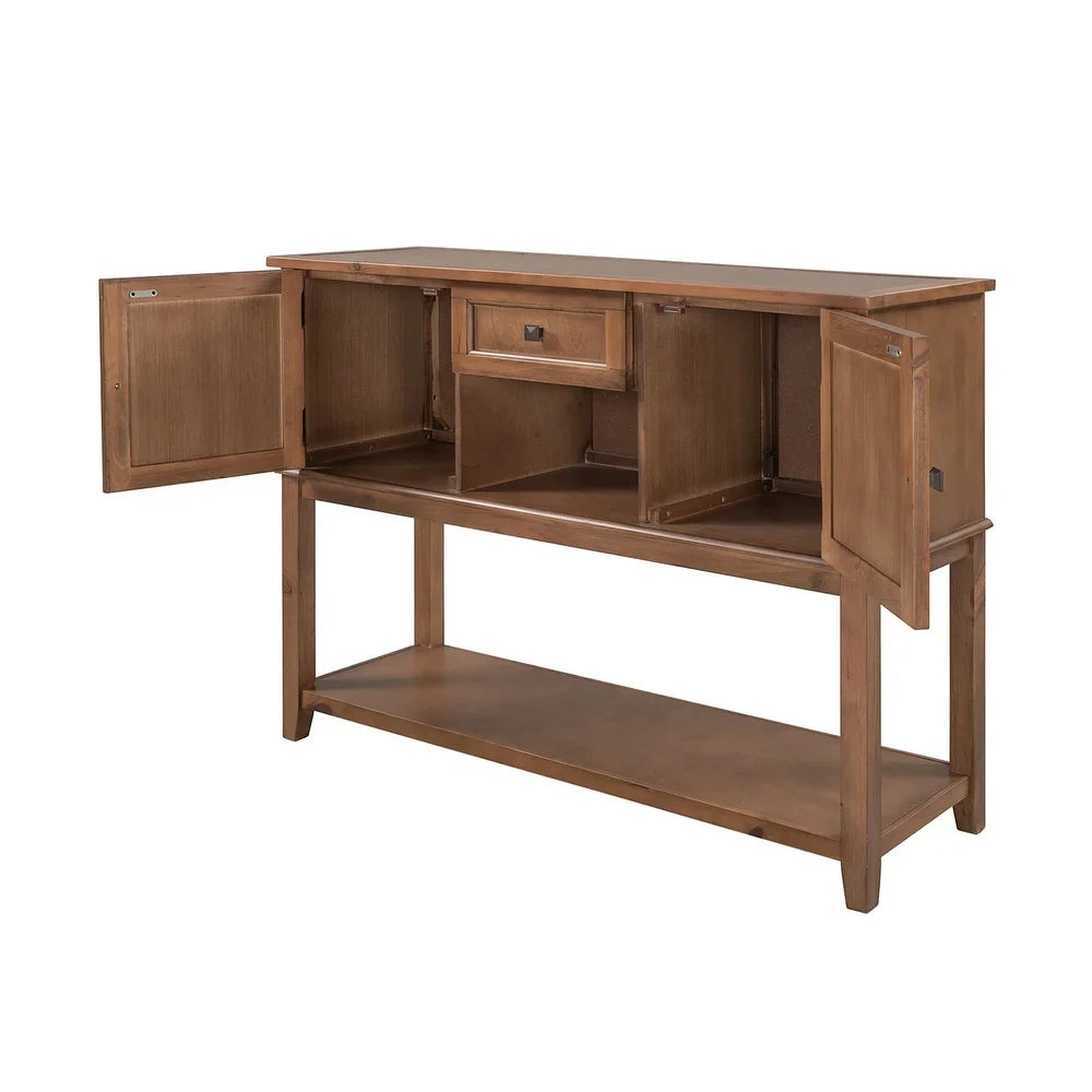 Onchestus 45"in.Console Table with Drawers and Shelves