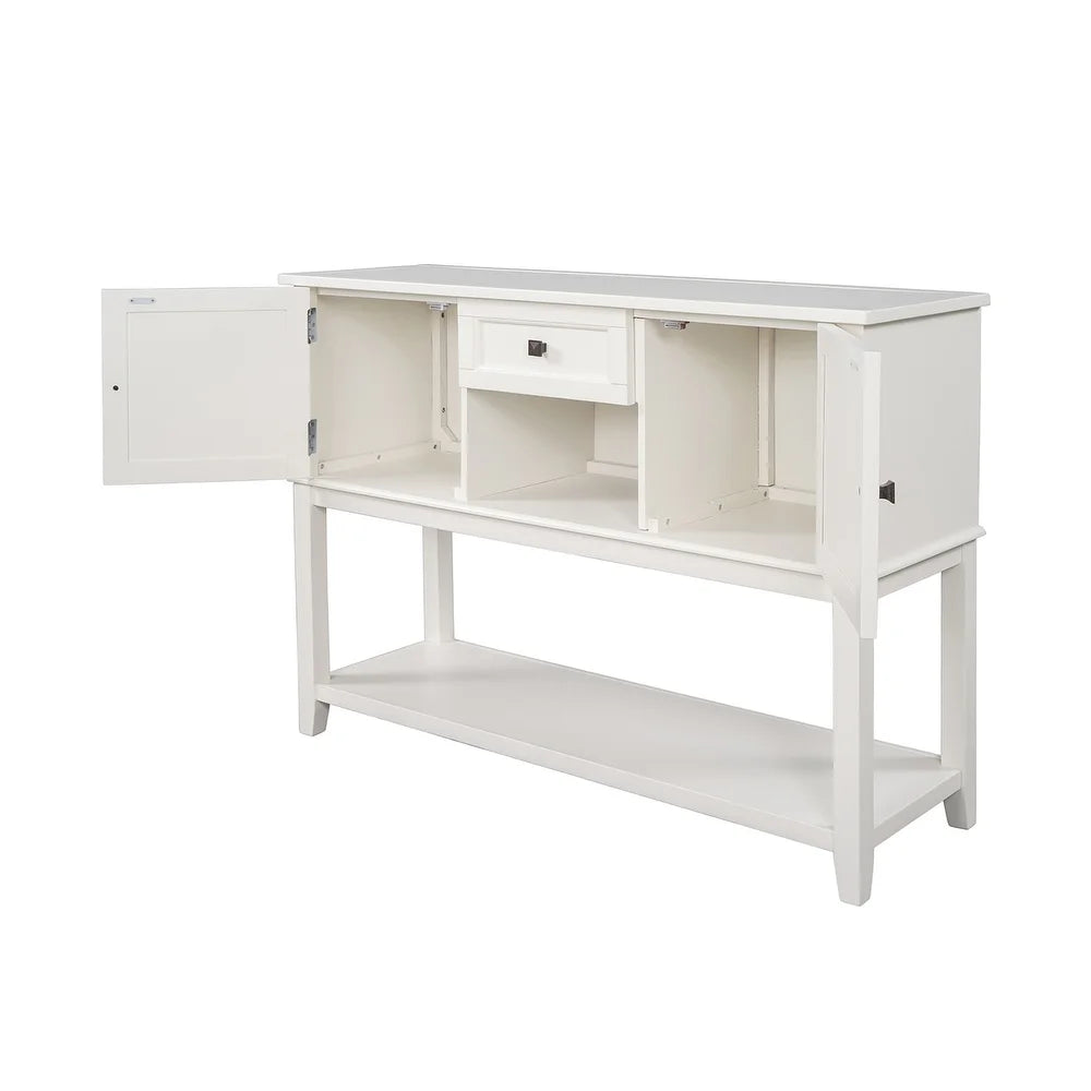 Onchestus 45"in.Console Table with Drawers and Shelves