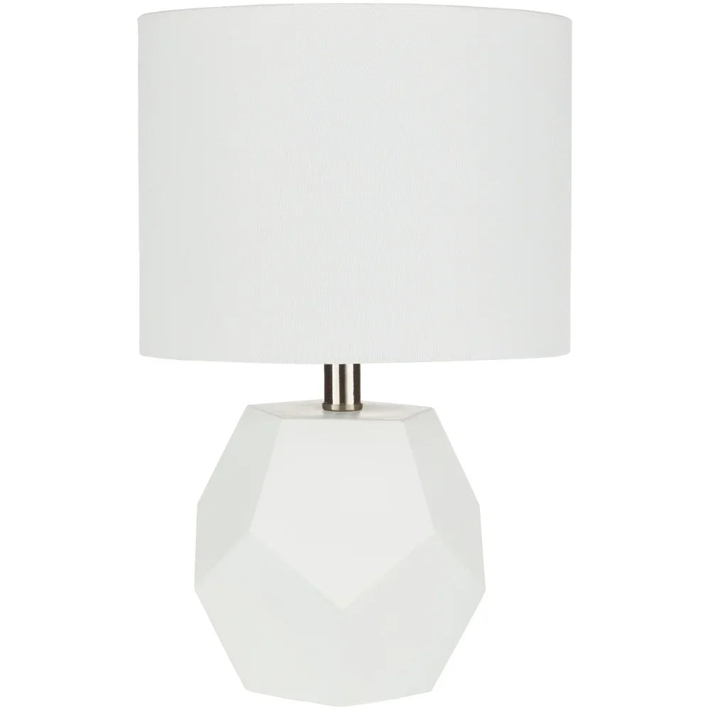 Otsu 17 in. White Modern Table Lamp