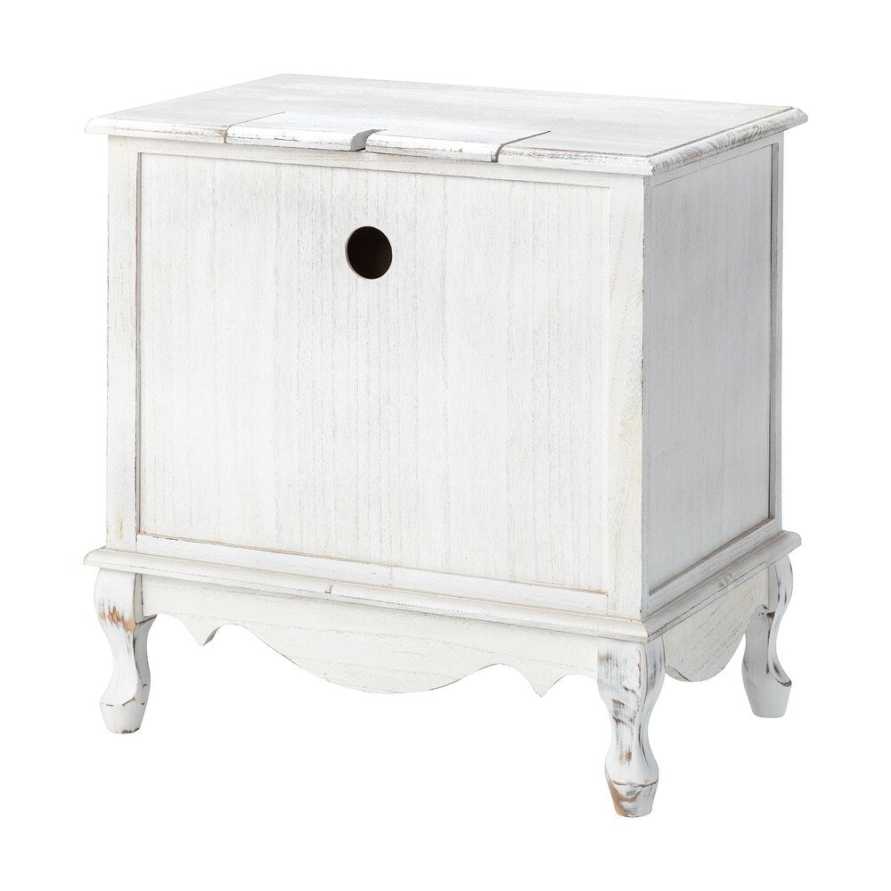 Pallantium 2 Drawer Wood Multifunctional Nightstand Set of 2