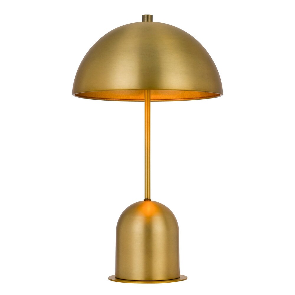 Peppa Antique Brass Metal Accent Lamp with Touch Sensor
