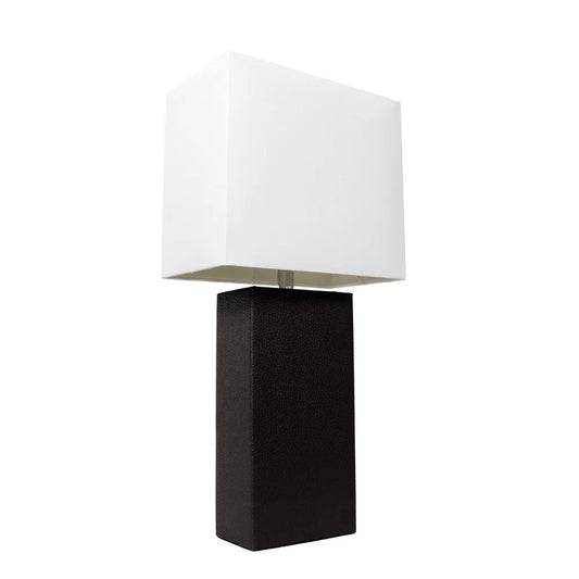 Porch & Den Mt. Carmel Leather 1-light Table Lamp