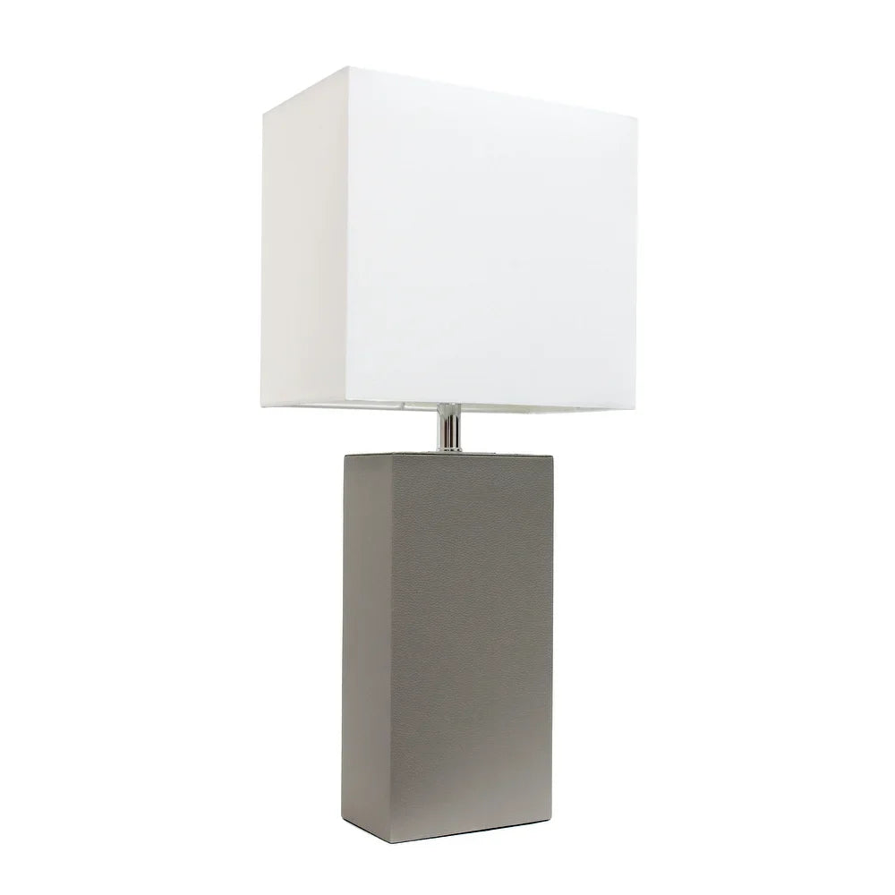 Porch & Den Mt. Carmel Leather 1-light Table Lamp