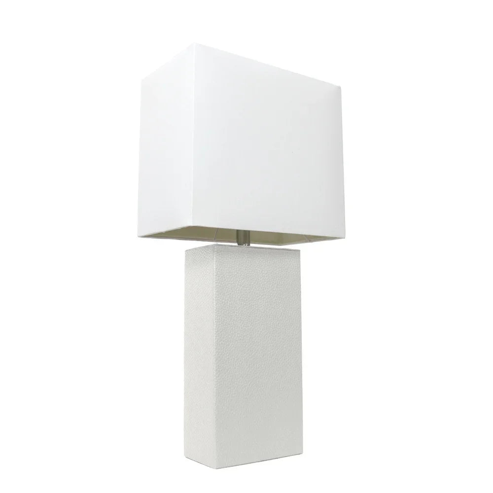 Porch & Den Mt. Carmel Leather 1-light Table Lamp