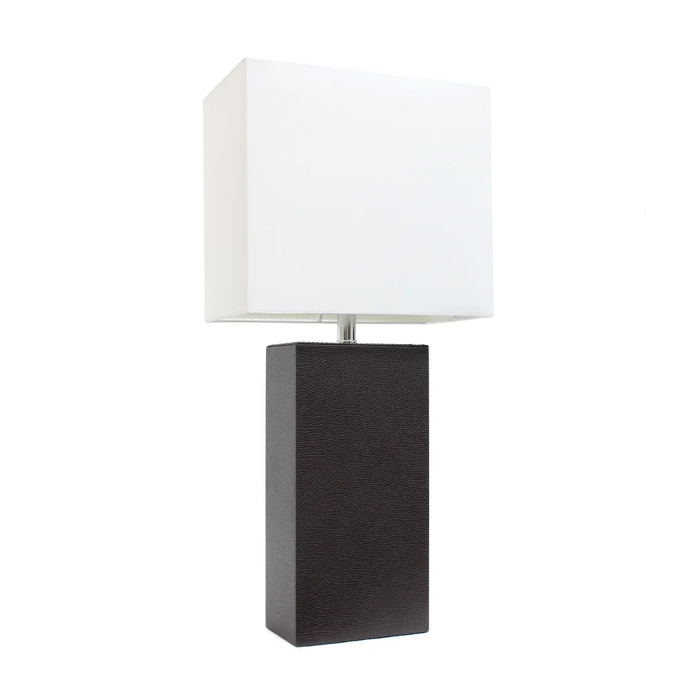 Porch & Den Mt. Carmel Leather 1-light Table Lamp