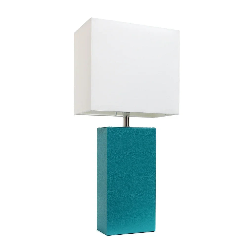 Porch & Den Mt. Carmel Leather 1-light Table Lamp
