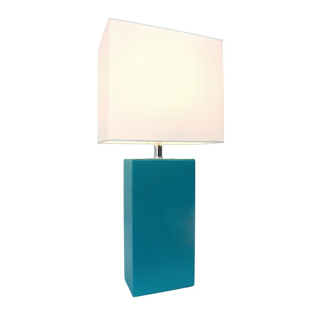 Porch & Den Mt. Carmel Leather 1-light Table Lamp