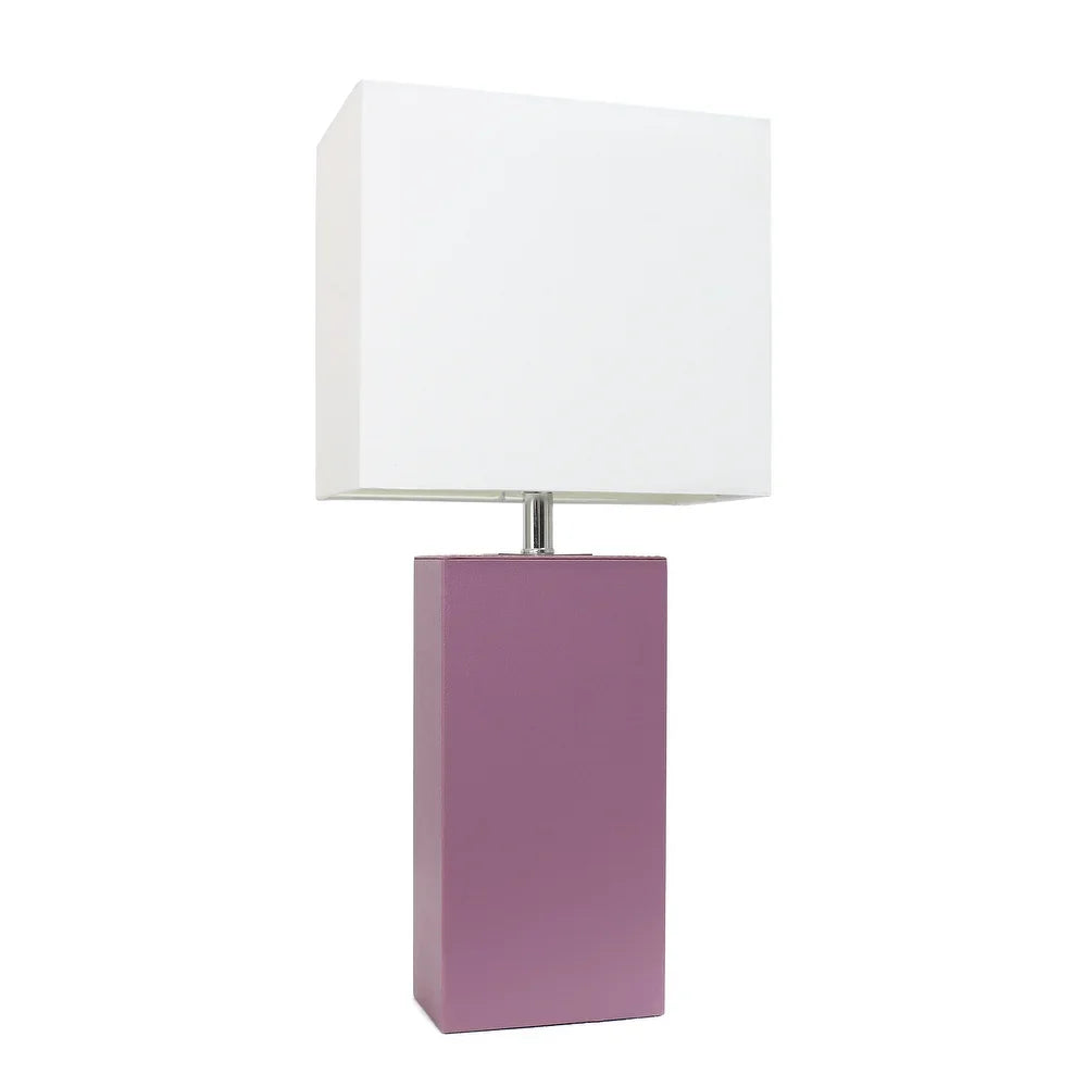 Porch & Den Mt. Carmel Leather 1-light Table Lamp