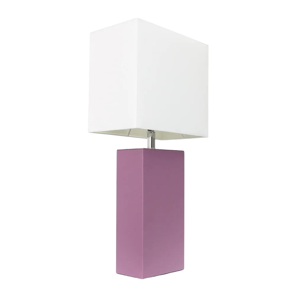 Porch & Den Mt. Carmel Leather 1-light Table Lamp