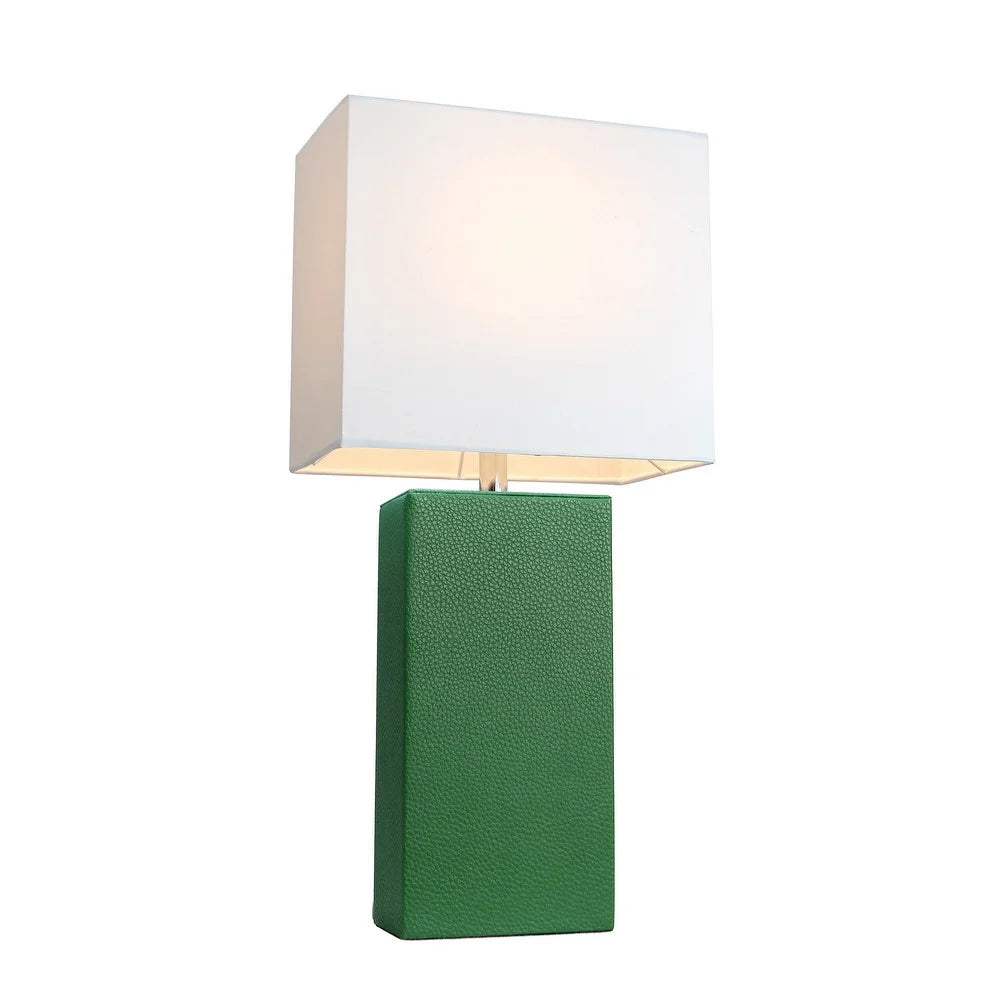 Porch & Den Mt. Carmel Leather 1-light Table Lamp