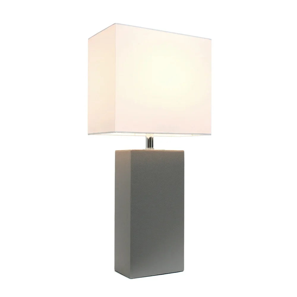Porch & Den Mt. Carmel Leather 1-light Table Lamp