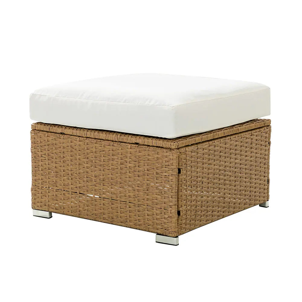 Prgos 12-piece Polyethylene Wicke rOutdoor Storage Seating Set with Cushions