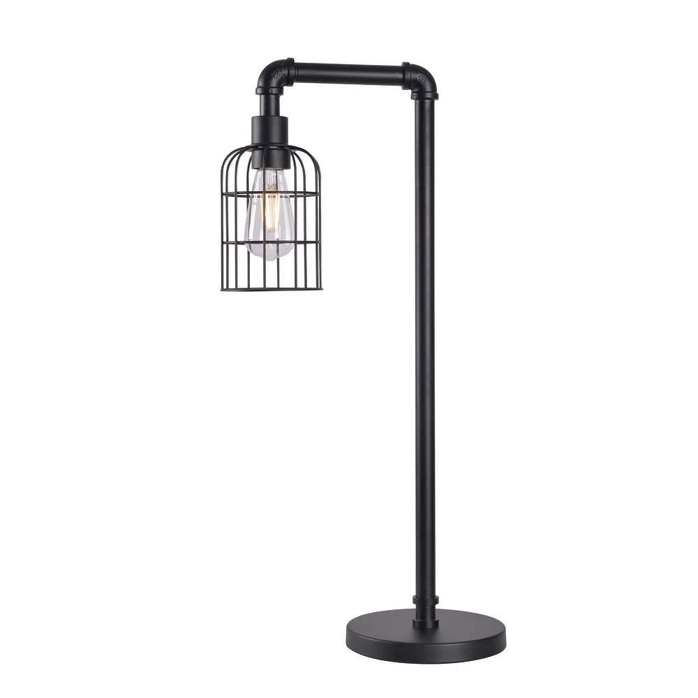 Rafi Bronzed Graphite Table Lamp