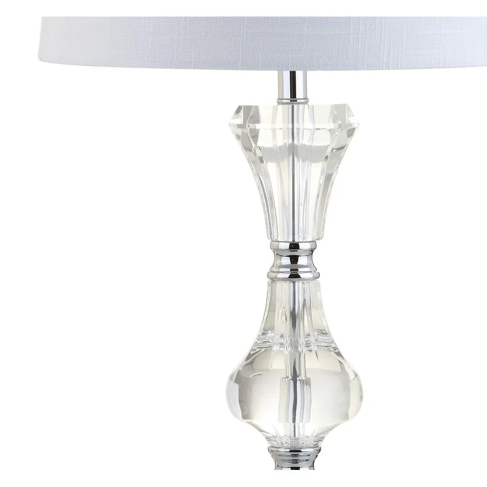 Reid 25" Crystal LED Table Lamp, Clear by JONATHAN Y