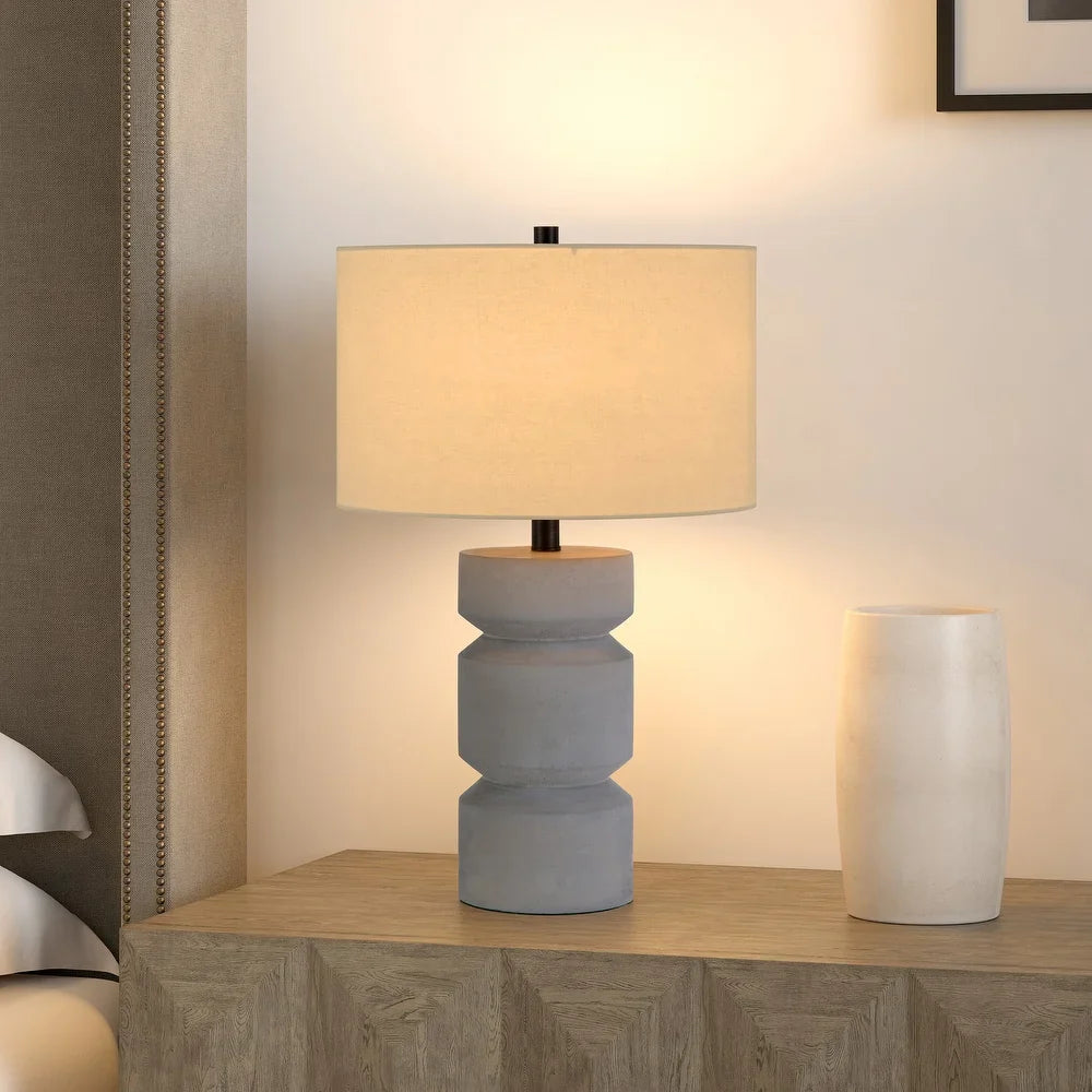 Reyna Industrial Glam Table Lamp (Optional Finishes)