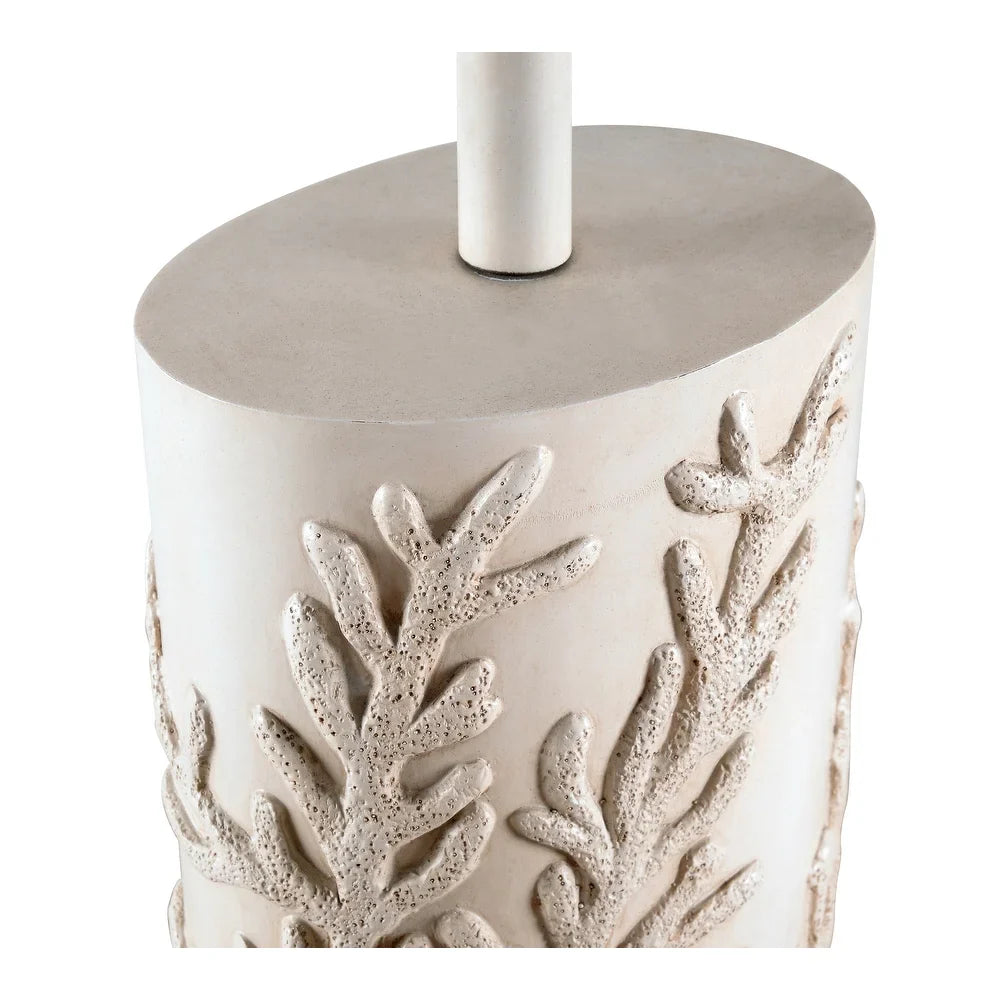 Rimella Antique White Finish Table Lamp