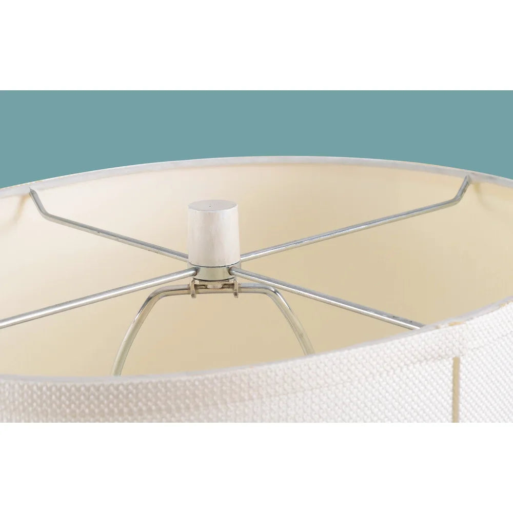 Rimella Antique White Finish Table Lamp