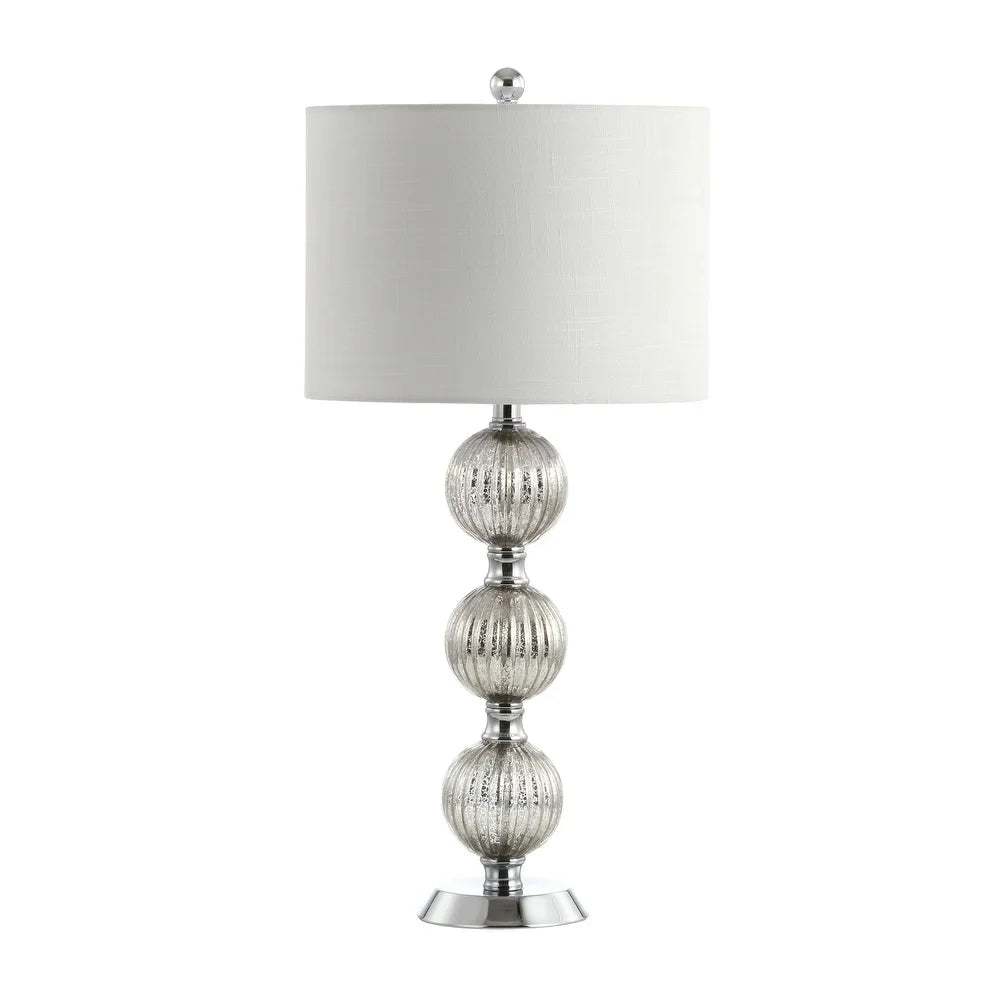 Rita 30.5" Silvered Orbs Glass/Metal LED Table Lamp