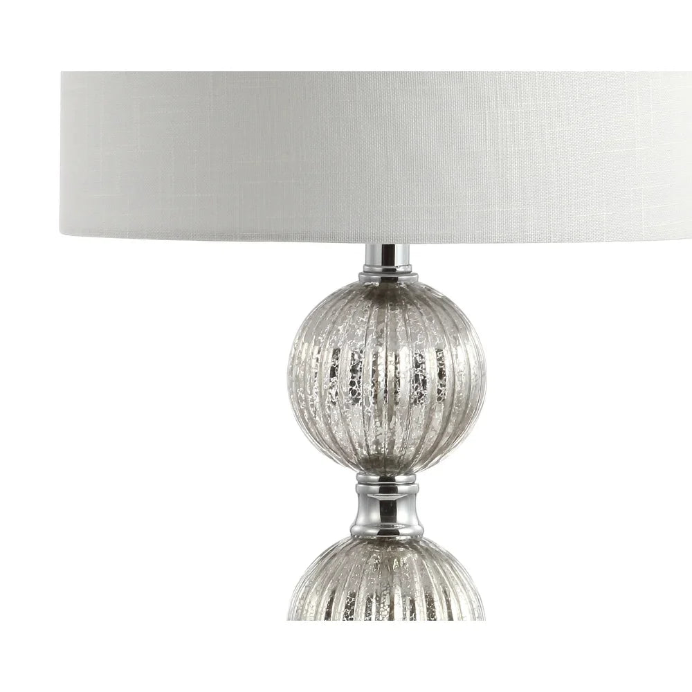 Rita 30.5" Silvered Orbs Glass/Metal LED Table Lamp