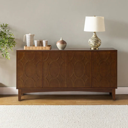 Rosie 60" Modern Storage Sideboard with Adjusted Shelves