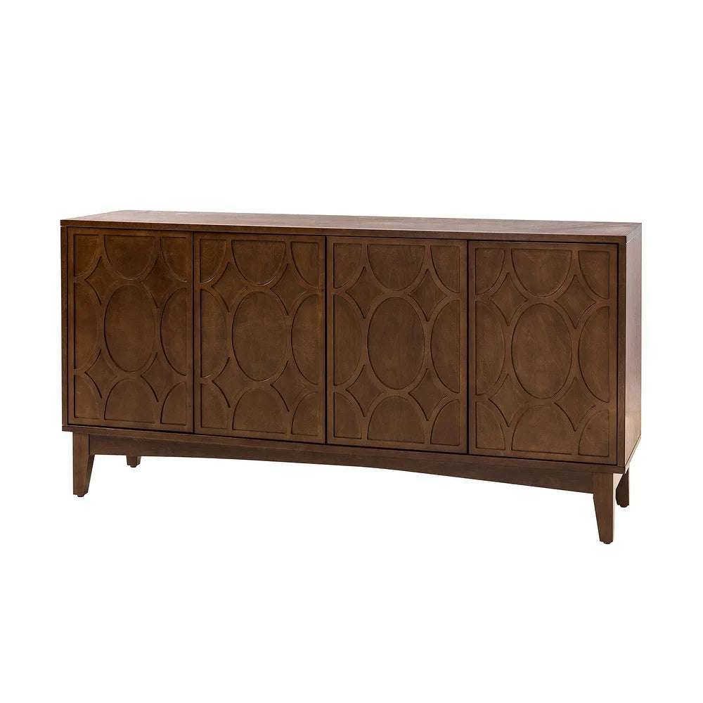 Rosie 60" Modern Storage Sideboard with Adjusted Shelves