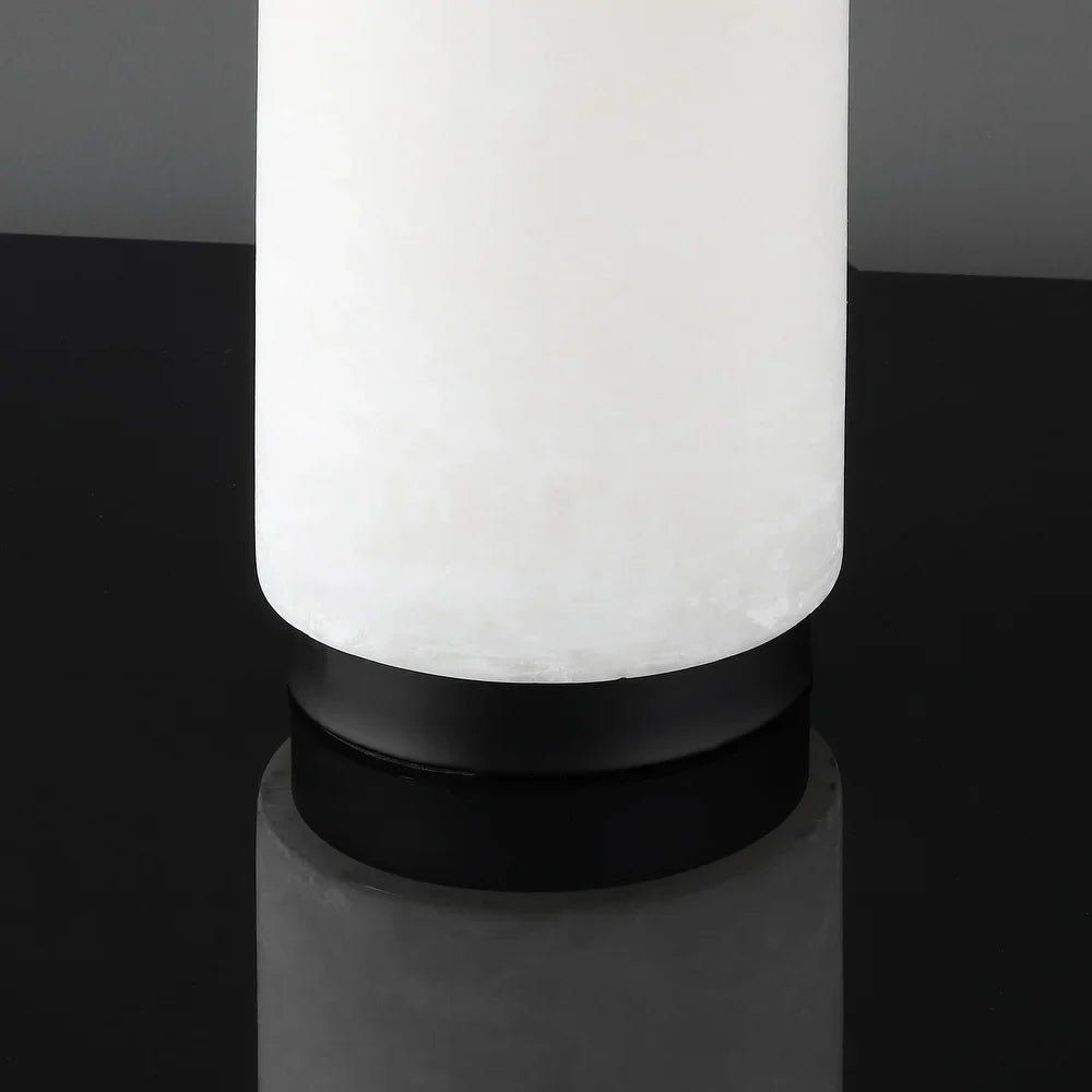 Couture Sydni Alabaster Pillar Table Lamp - 15 IN W x 15 IN D x 30 IN H
