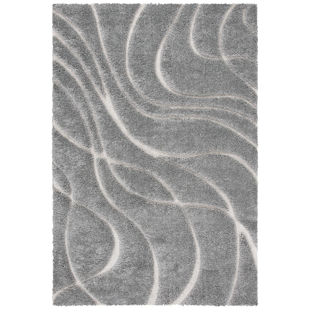 Florida Shag Sigtraud Abstract Waves  Thick Soft Area Rug