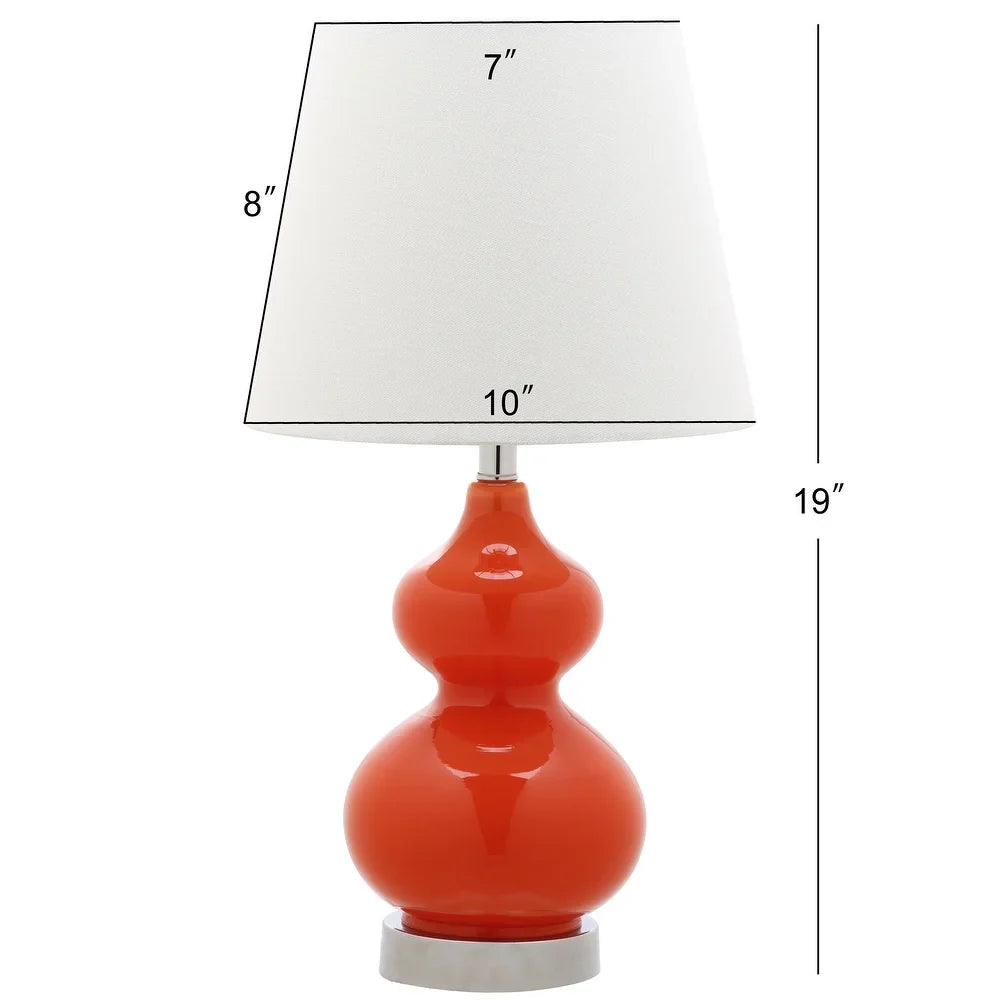 Kids Lighting 19-inch Eva Orange Double Gourd Mini Table Lamp - 0