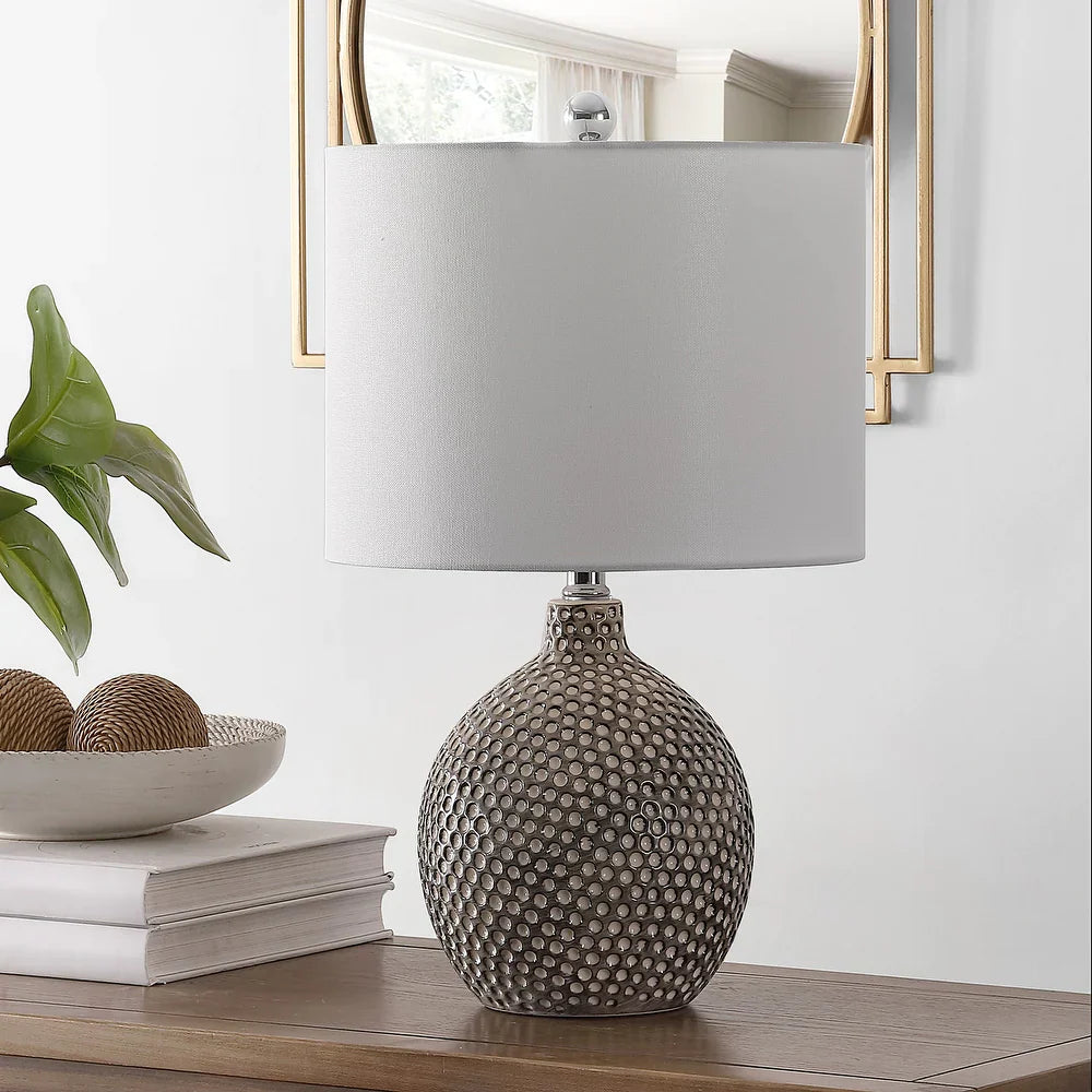 Lighting 19-inch Breeda Ceramic Table Lamp - 12" x 12" x 19"