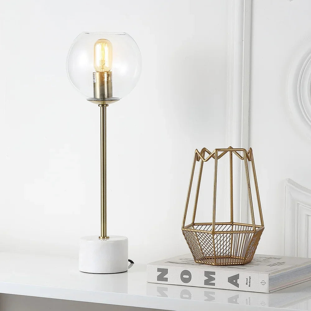 Lighting 22-inch Caden Edison Bulb Brass LED Table Lamp - 7"x7"x22.25"
