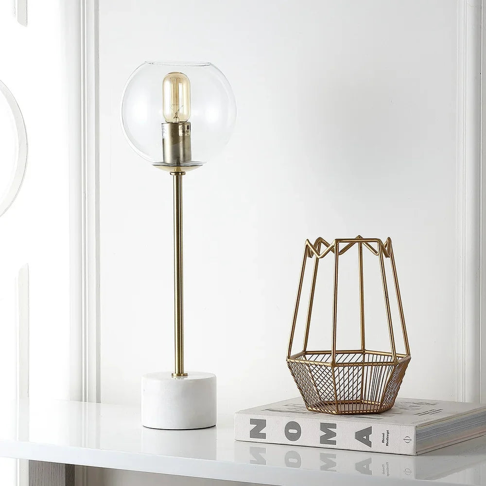Lighting 22-inch Caden Edison Bulb Brass LED Table Lamp - 7"x7"x22.25"