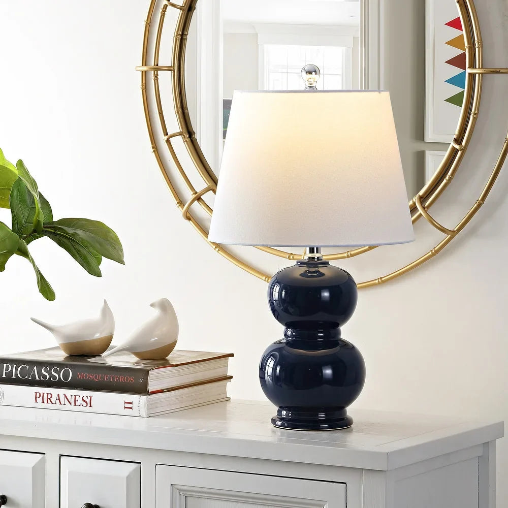 Lighting 22-inch Everlee Ceramic Table Lamp - 12" x 12" x 22"