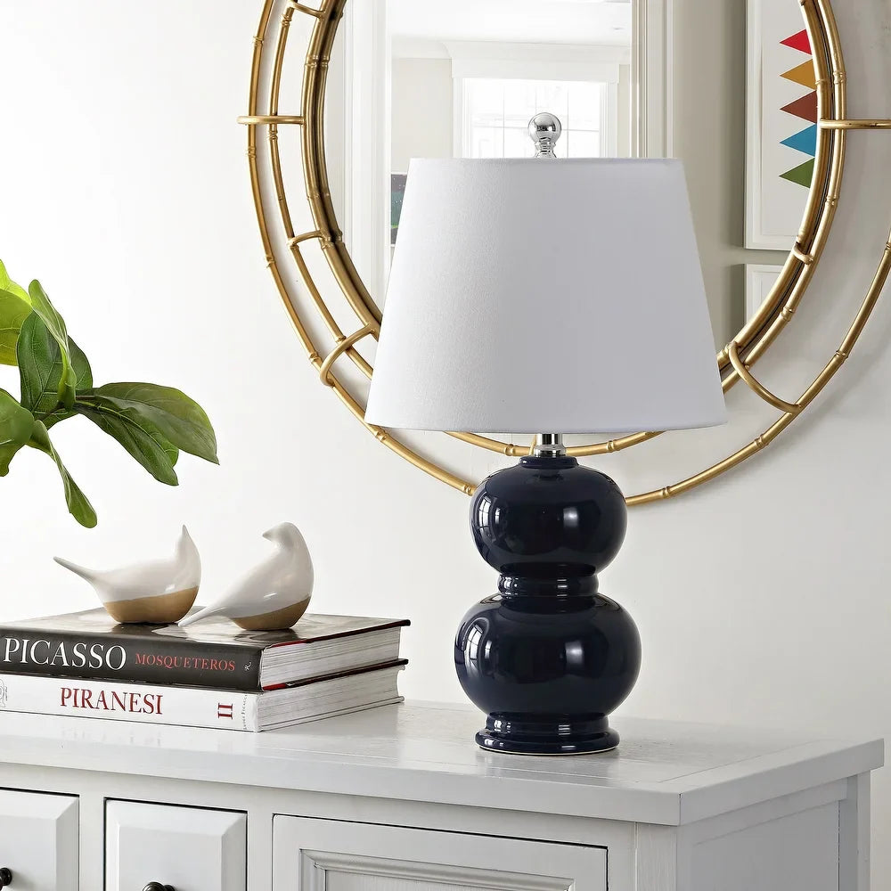 Lighting 22-inch Everlee Ceramic Table Lamp - 12" x 12" x 22"