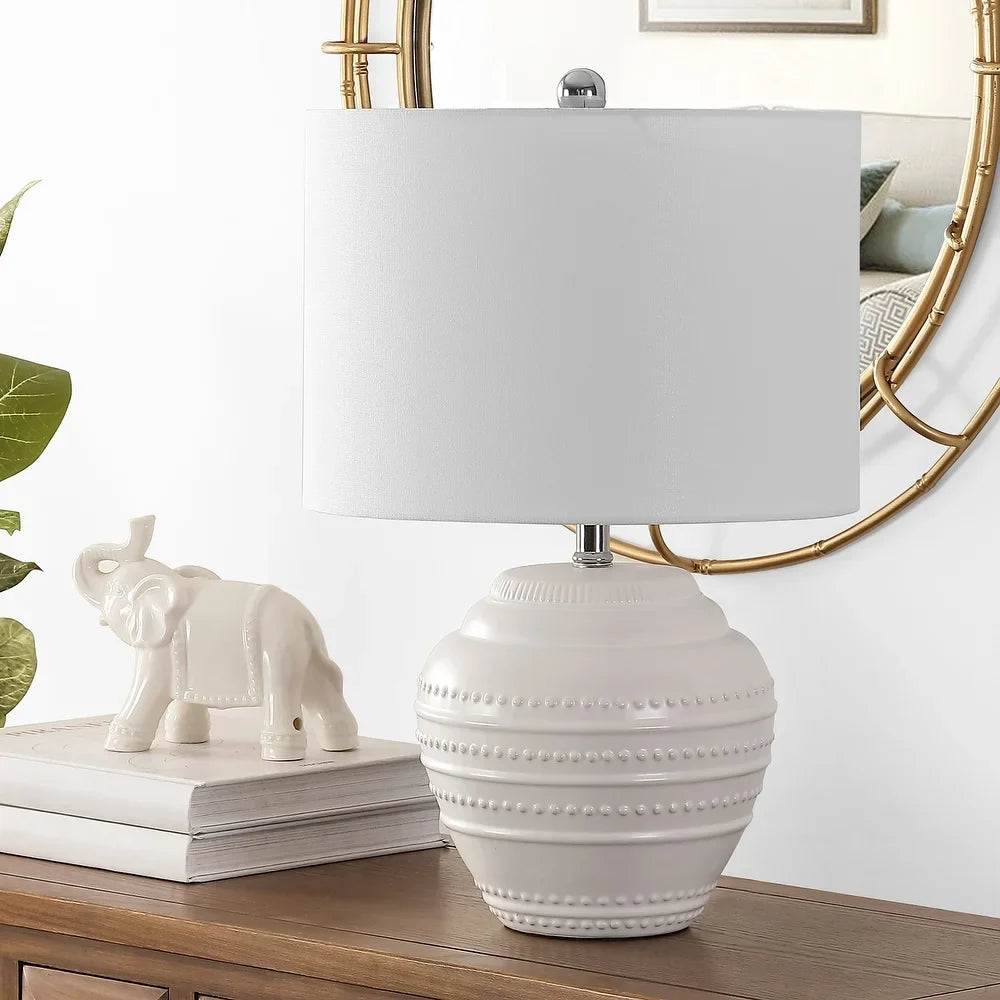 Lighting 22-inch Lenon Ceramic Table Lamp - 14" x 14" x 22"