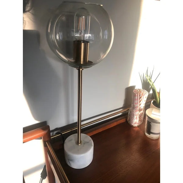 Lighting 22-inch Caden Edison Bulb Brass LED Table Lamp - 7"x7"x22.25"