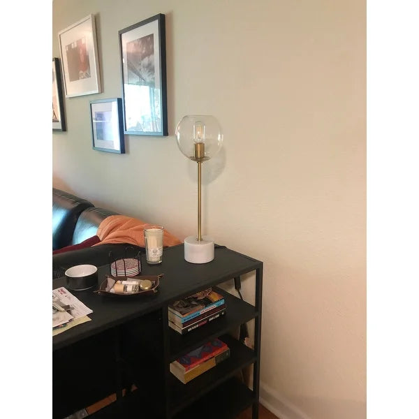 Lighting 22-inch Caden Edison Bulb Brass LED Table Lamp - 7"x7"x22.25"