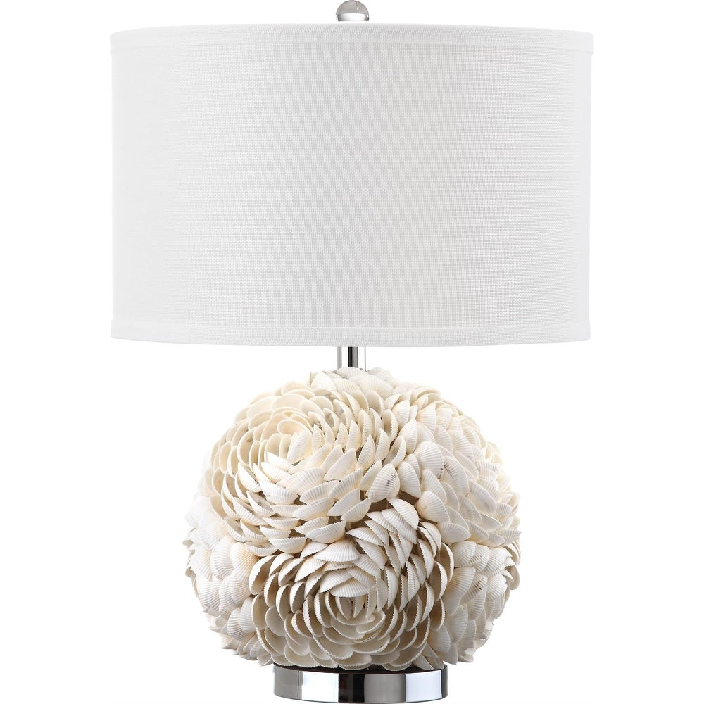 23-inch Pauley White Table Lamp - 16"x16"x23"