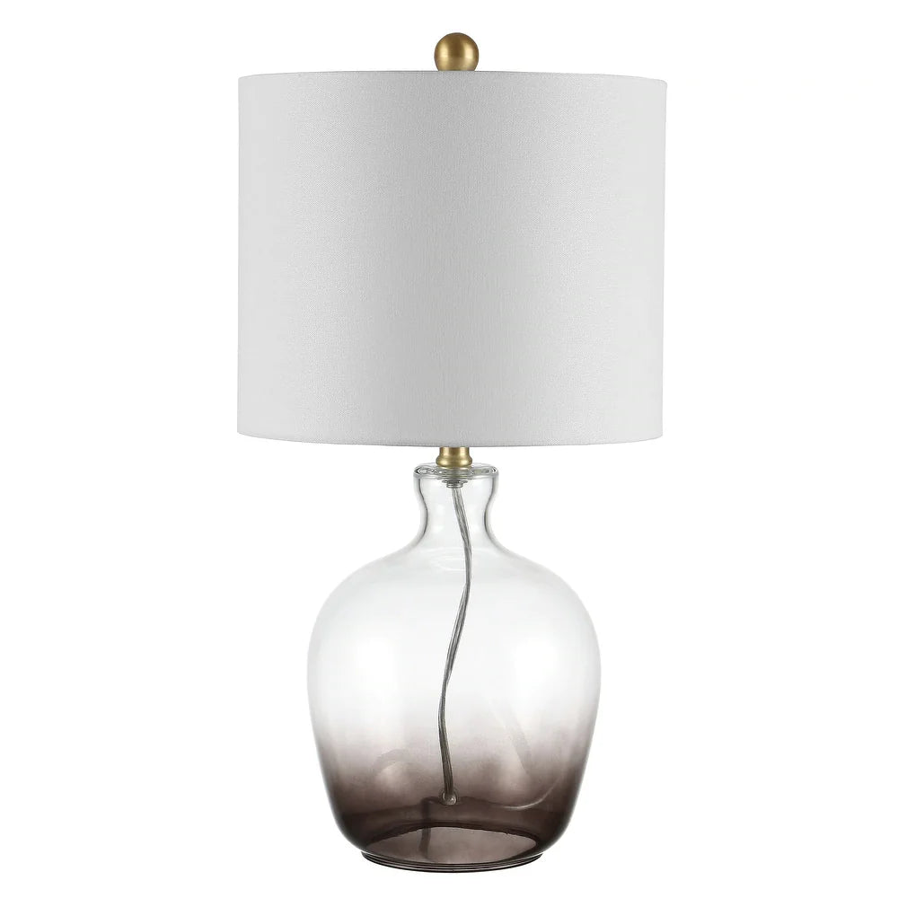 Lighting 23-inch Remzi Ombre Grey LED Table Lamp - 12" W x 12" L x 23" H