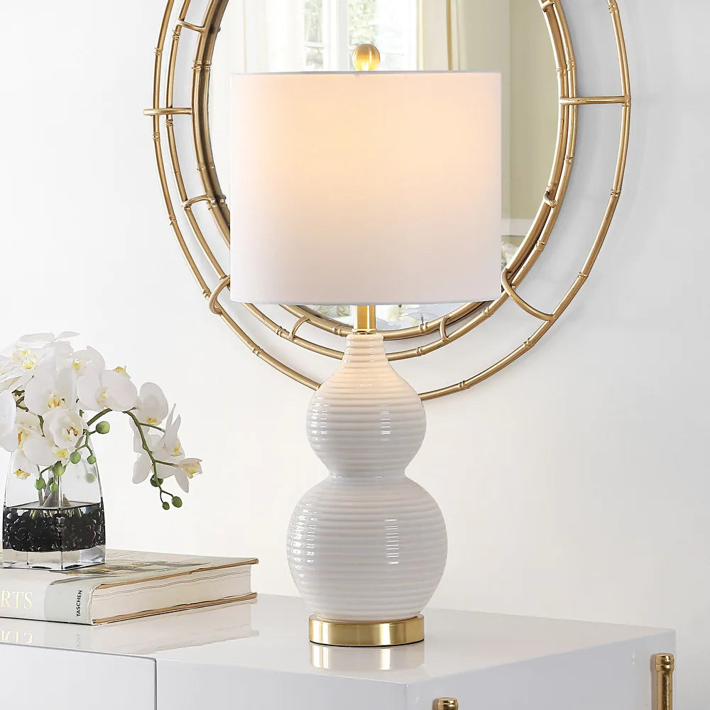 Lighting 24.5-inch Emery Mosaic Table Lamp - 12" x 12" x 24.5"