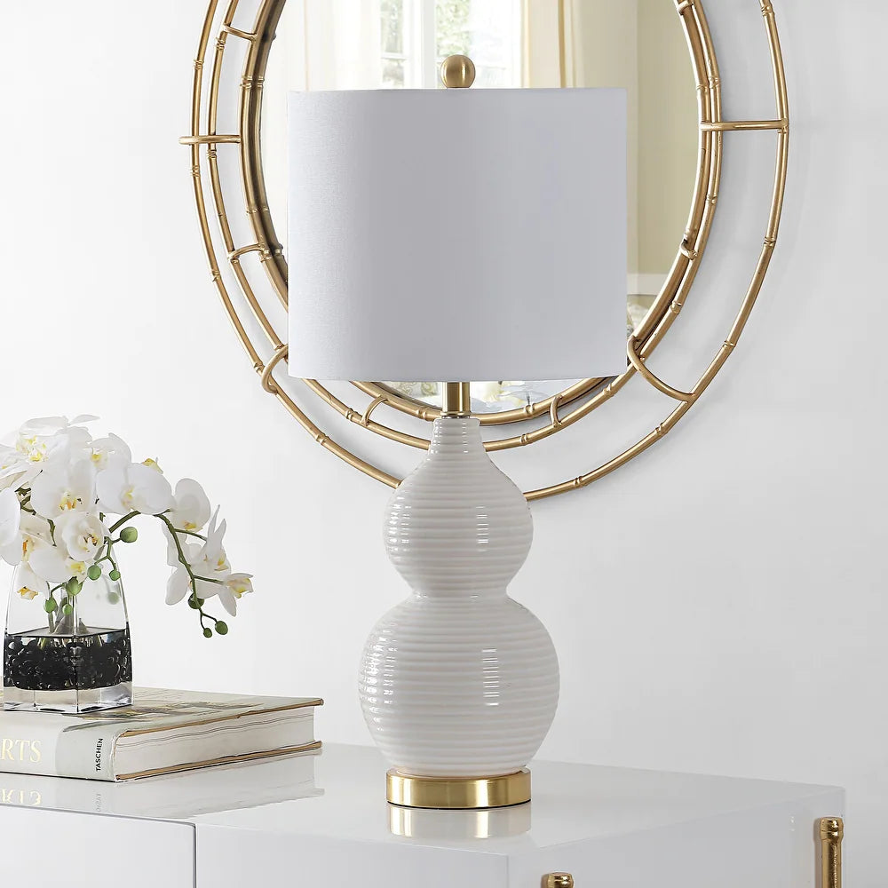 Lighting 24.5-inch Emery Mosaic Table Lamp - 12" x 12" x 24.5"