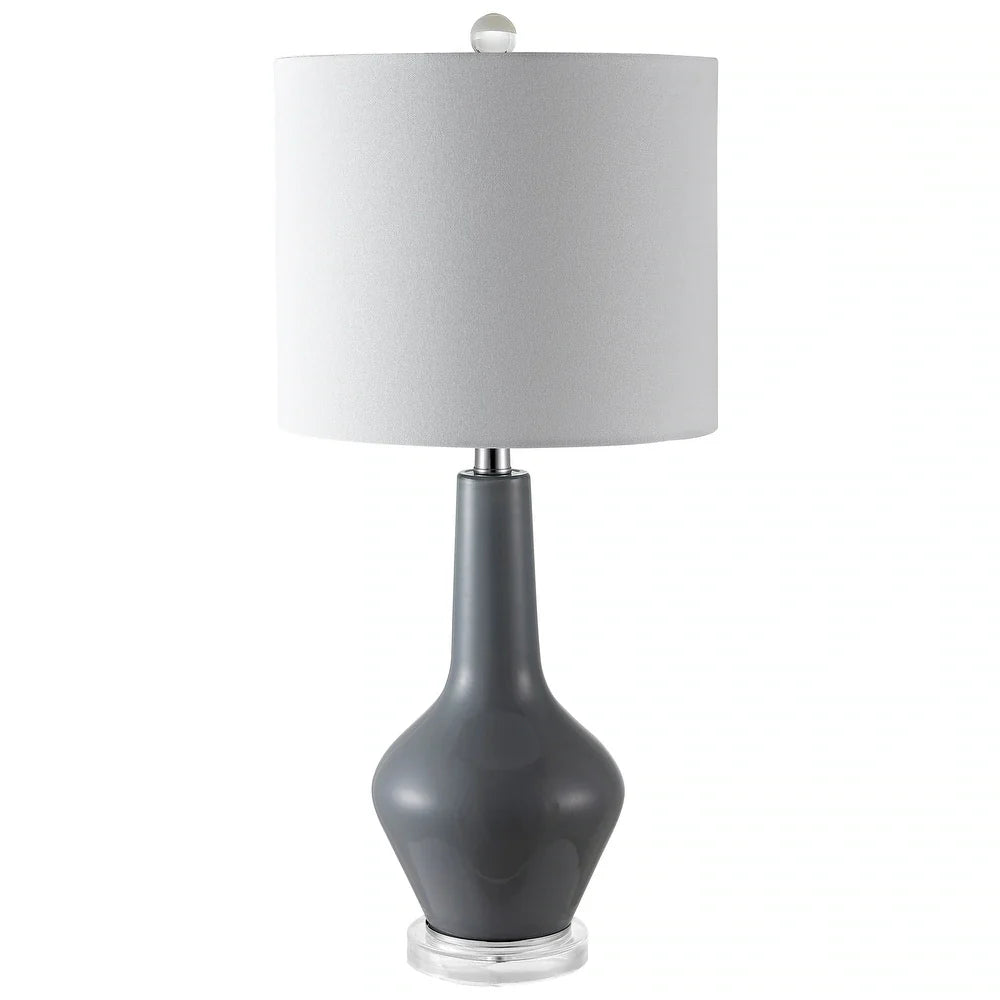 Lighting 24" Velor Table Lamp - 11"x11"x24"