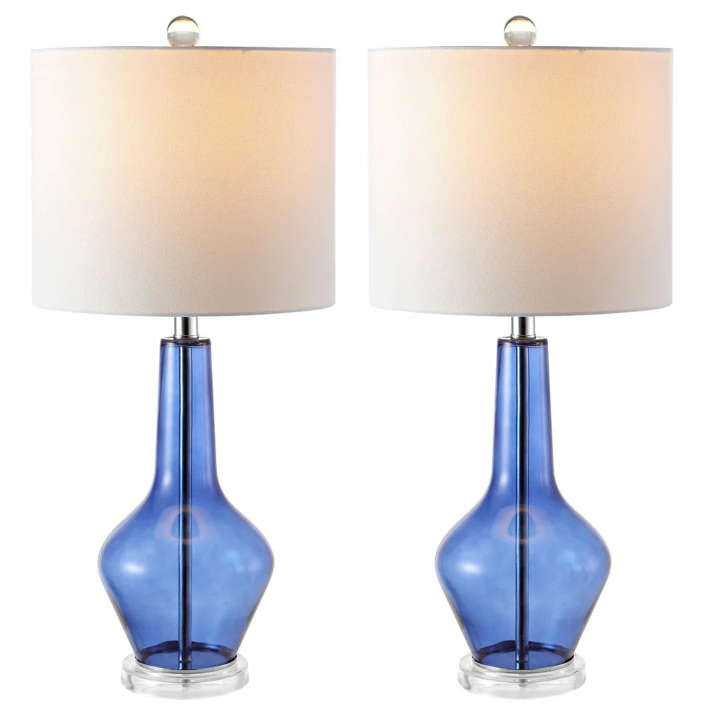 Lighting 24" Velor Table Lamp - 11"x11"x24"