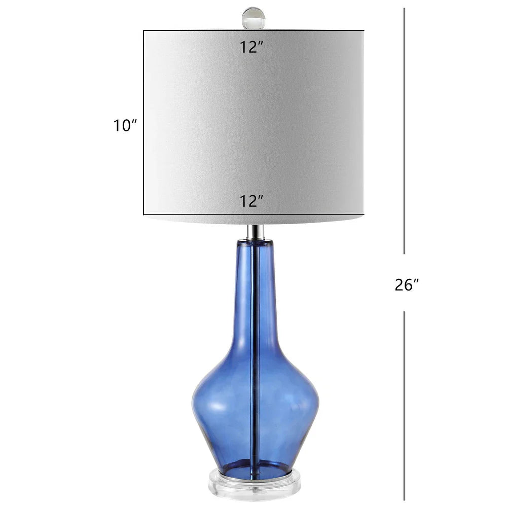 Lighting 24" Velor Table Lamp - 11"x11"x24"