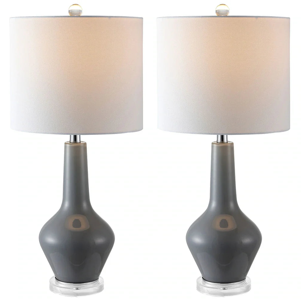 Lighting 24" Velor Table Lamp - 11"x11"x24"