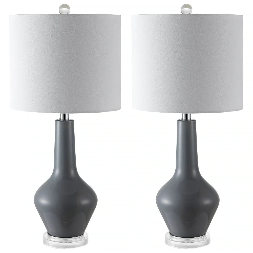 Lighting 24" Velor Table Lamp - 11"x11"x24"