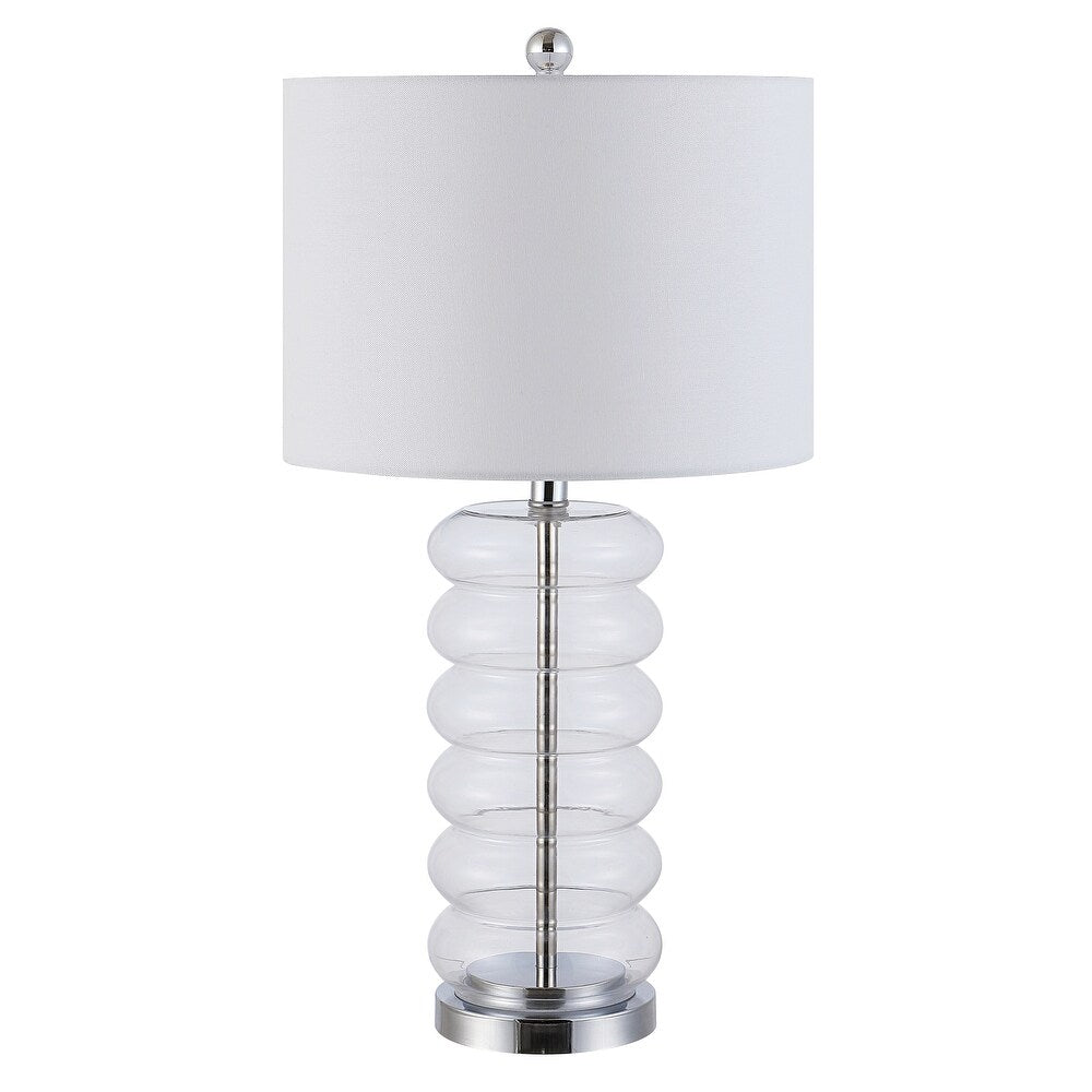 Lighting 26.5-inch Peli Glass Table Lamp - 14" x 14" x 26.5"