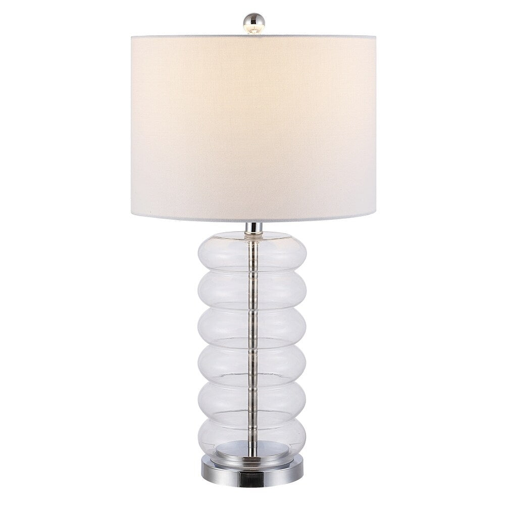 Lighting 26.5-inch Peli Glass Table Lamp - 14" x 14" x 26.5"