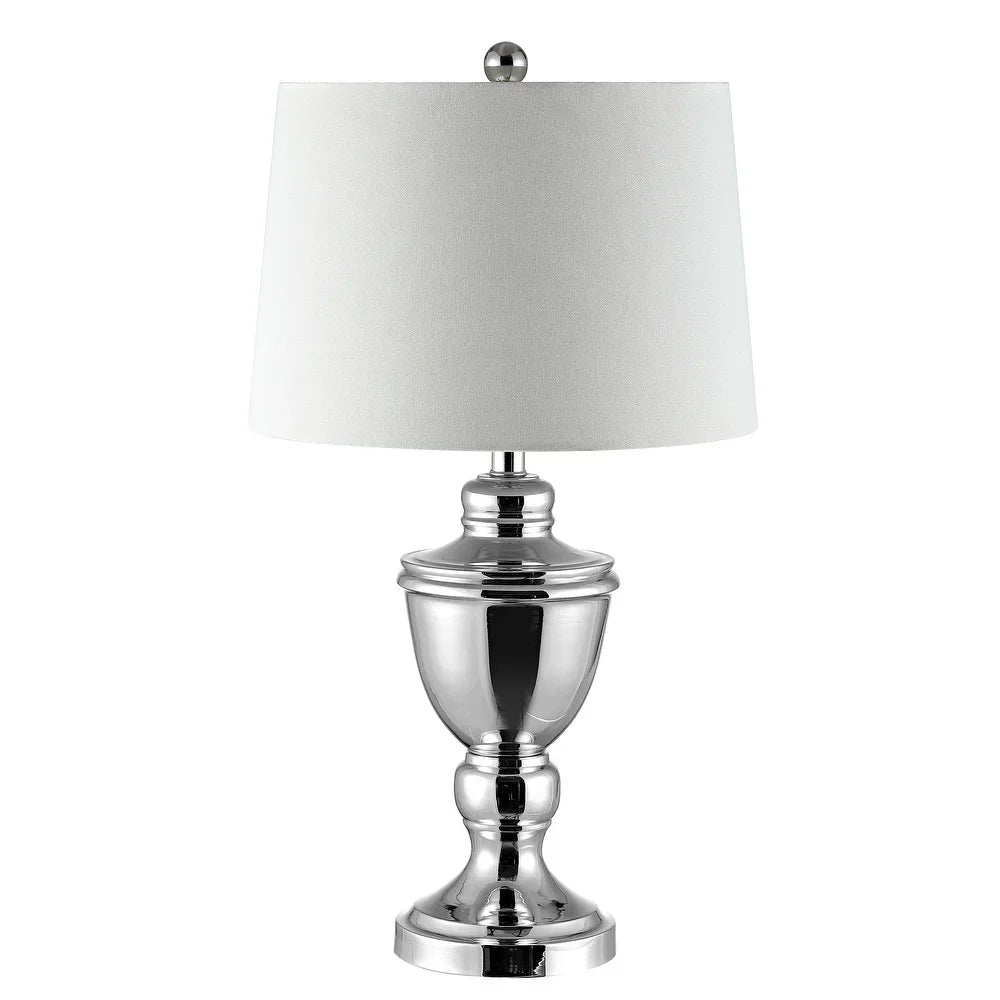 Lighting 27-inch Ressa Polished Nickel LED Table Lamp - 15" W x 15" L x 27" H