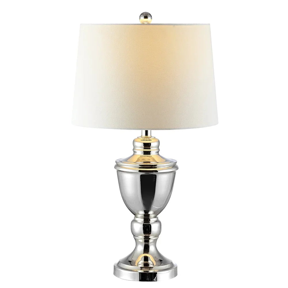 Lighting 27-inch Ressa Polished Nickel LED Table Lamp - 15" W x 15" L x 27" H